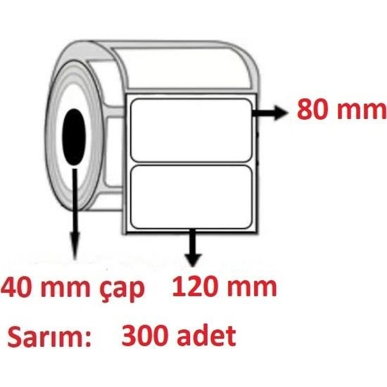 EKO TERMAL BARKOD ETİKETI 80x120 500 SARIM