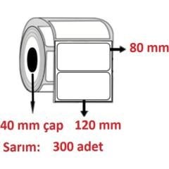 EKO TERMAL BARKOD ETİKETI 80x120 500 SARIM