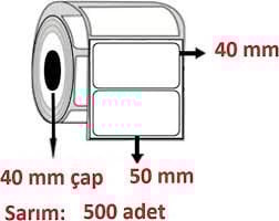 ECO TERMAL 40x50 BARKOD ETİKETİ 500 SARIM