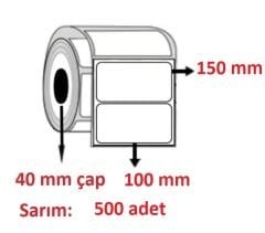 ECO TERMAL 100x150 KARGO ETİKETİ 500 SARIM