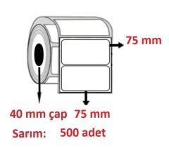 EKO TERMAL BARKOD ETİKETI 75x75 1 RULO (500 SARIM)