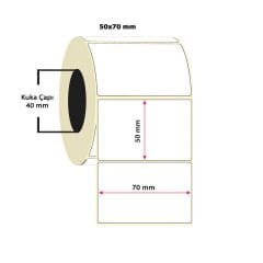 EKO TERMAL BARKOD ETİKETI 50x70 500 SARIM