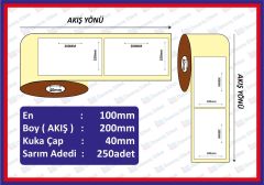 EKO TERMAL BARKOD ETİKETI 100x200 500 SARIM (dikey)