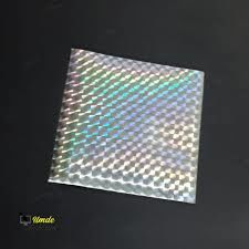 ÇAY PAKETLEME İÇİN HOLOĞRAM KUŞE METALİZE KAPAMA ETİKETİ  50*25  HOLOĞRAM  KUŞE METALİZE