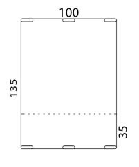 135X100  MARKET RAF ETİKETİ  250 SARIM  KARTON TERMAL