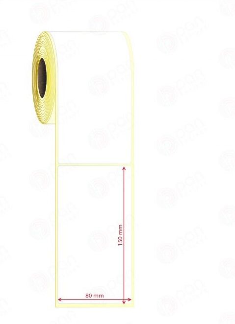 80*150  EKO TERMAL  BARKOD ETİKETİ  250 SARIM
